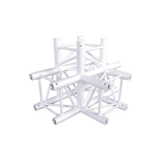 CONTESTAGE - AGQUA-10 W - TRUSS Quatro 290 side piece - 90° - 4 directions – White - Connection kits included