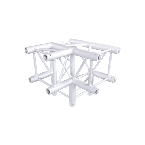 CONTESTAGE - AGQUA-09 W - TRUSS Quatro 290 side piece - 90° - 3 directions – White - Connection kits included