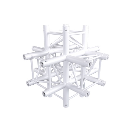 CONTESTAGE - AGQUA-08 W - TRUSS Quatro 290 angle - 90° - 6 directions – White - Connection kits included