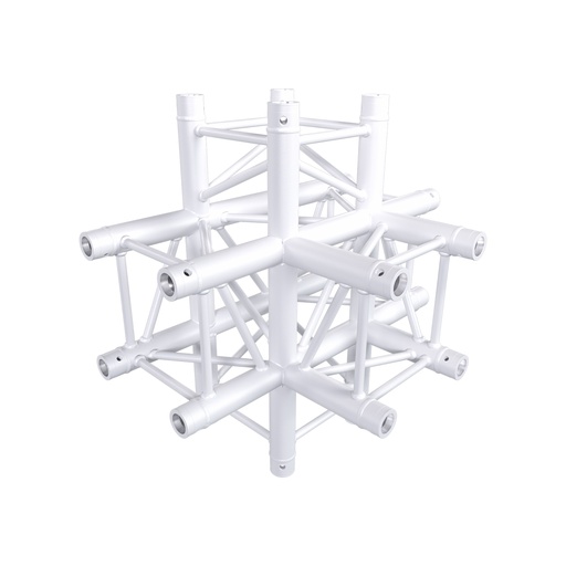 CONTESTAGE - AGQUA-07 W - TRUSS Quatro 290 angle - 90° - 5 directions – White - Connection kits included