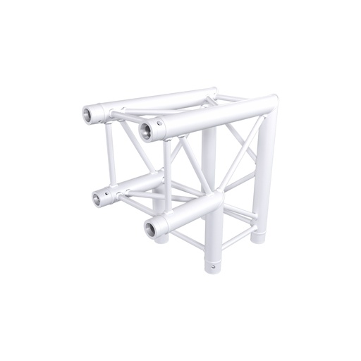 CONTESTAGE - AGQUA-02 W - TRUSS Quatro 290 angle - 50cm - 90° - 2 directions – White - Connection kit included
