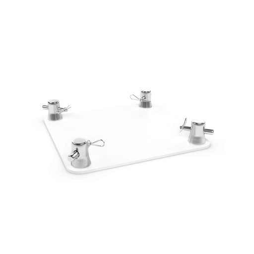 CONTESTAGE - EMQUA-B1 W - Quatro baseplate with connectors - white