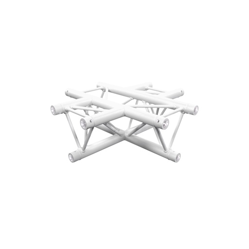 CONTESTAGE - AG29-041 W - TRUSS TRIO 290 Cross - White - 4 directions - Connection kits included