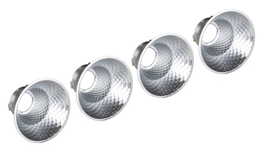 BRITEQ - BT-VENUELITE4 REFL.CUPS 60DEG - Set 60° reflectors to replace the standard 45° reflectors of BT-VENUELITE4