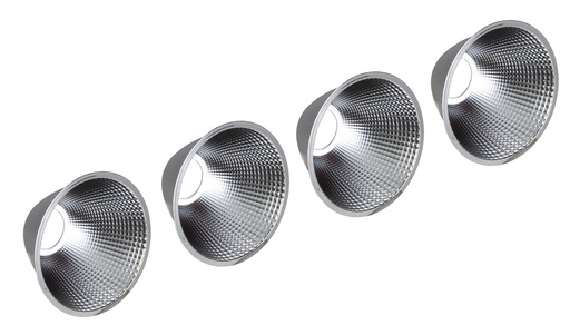 BRITEQ - BT-VENUELITE4 REFL.CUPS 24DEG - Set 24° reflectors to replace the standard 45° reflectors of BT-VENUELITE4