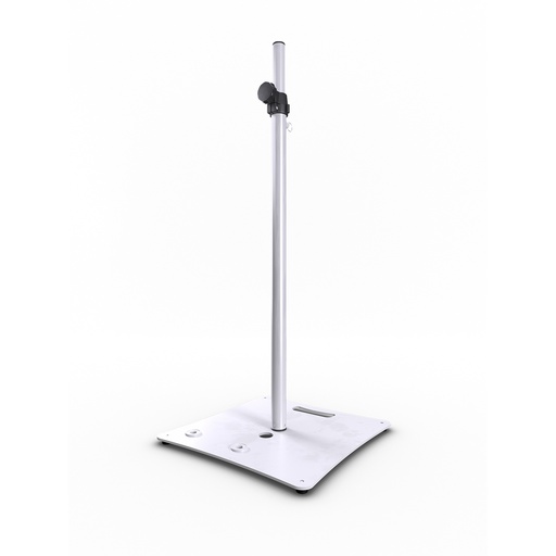 HILEC - Stick-SW - Speaker stand with heavy square base - White