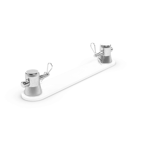 CONTESTAGE - EMDUO-B1 W - Baseplate for DUO 290 trusses - Connectors included - White