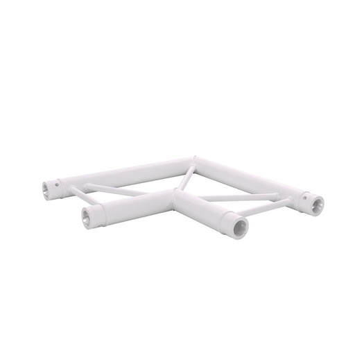 CONTESTAGE - AGDUO29-02 W - TRUSS DUO290 Corner joint white - 2 directions - 90° - flat - Connection kit included