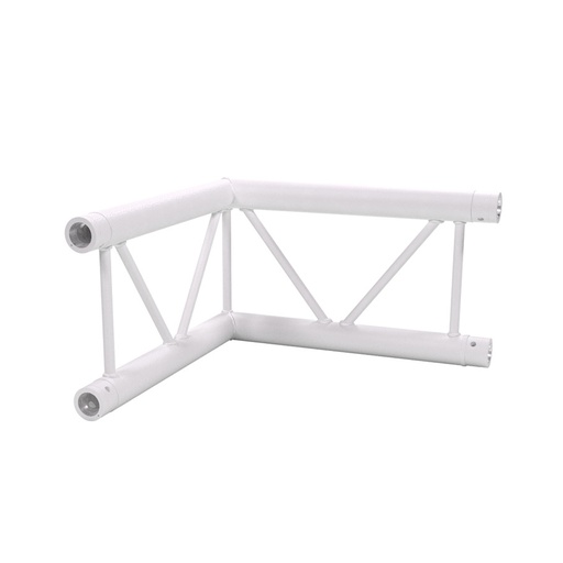CONTESTAGE - AGDUO29-01 W - TRUSS DUO290 Corner joint white - 2 directions - 90° - upright - Connection kit included