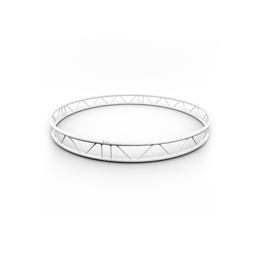 CONTESTAGE - CDUOV29-200 W - TRUSS DUO290 Vertical circle - White - Diameter: 2m - 4 parts
