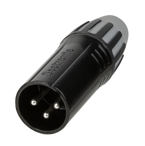 SEETRONIC - SCMM3-B - Seetronic Male 3-pin XLR connector for cable