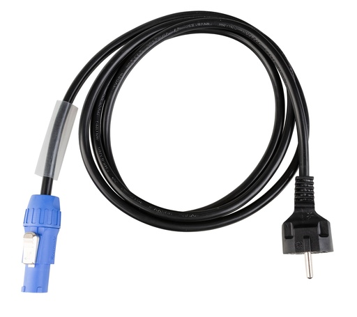 HILEC - PC-2M - Power cable with shuko – Seetronic PowerCON compatible SAC3FCA connectors, Length = 2m