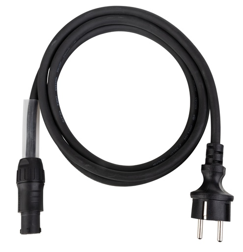 HILEC - PCT1-2M - Very flexible 3x1.5mm² H07RN-F power cable with Seetronic PowerCON TRUE1 compatible / Shuko connectors