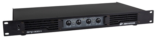 JB SYSTEMS - AMP200.4 - Professional 4-channel power amplifier in an extremely compact 19" 1U-housing