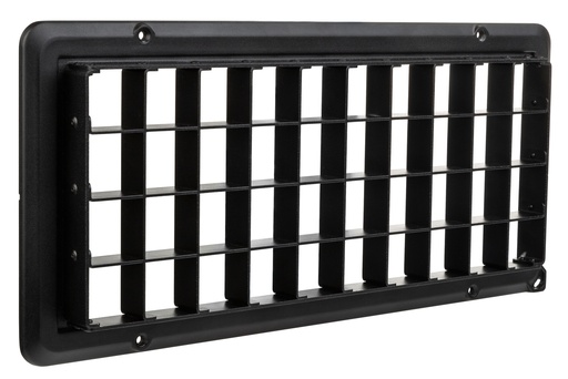 BRITEQ - BT-CHROMA 800 - Anti Glare Grid - This light shield is mounted on the BT-CHROMA 800 to block the view of LEDs when installed, and to avoid annoying glare of people passing by