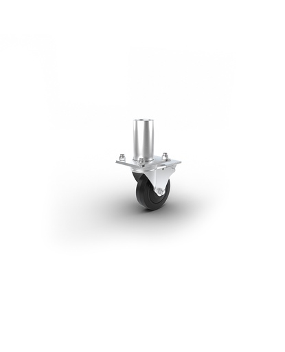 CONTESTAGE - PLTPRO-WE25 - Round leg with wheel - height 25cm