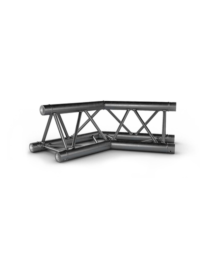 CONTESTAGE - AG29-022 blk - TRUSS TRIO 290 angle - Black - 120° - 2 directions - Connection kit included