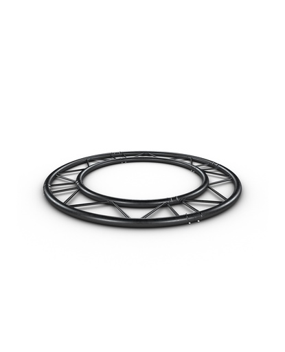 CONTESTAGE - CDUOH29-200 blk - TRUSS DUO290 Horizontal circle - Black - Diameter: 2m - 4 parts