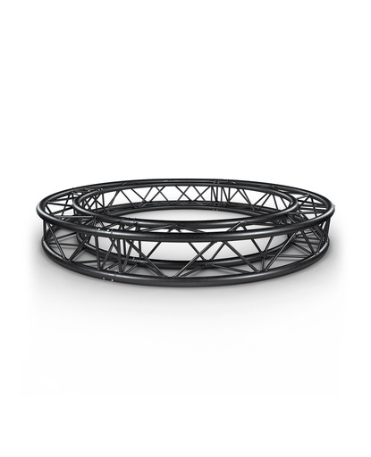 CONTESTAGE - CQUA29-200 blk - ALU TRUSS Quatro 290 Circle – Black – Diameter: 2m – 4 parts