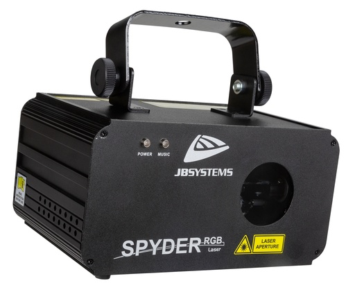 JB SYSTEMS - SPYDER-RGB LASER - Very attractive RGB-laser for DJ’s, pubs and discotheques