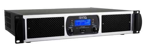 SYNQ - SE-1800 - 2x 900Wrms CLASS-TD amplifier with powerful low-frequency reproduction and crystal-clear high frequencies. Perfect for clubs, rental, theater, …


