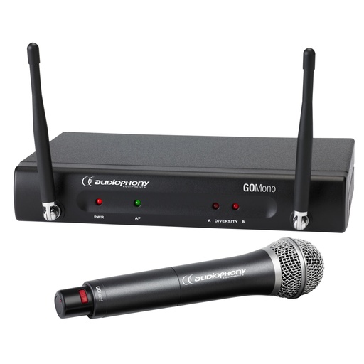 AUDIOPHONY - Pack GO-Hand-F5 - 1 GOMono receiver + 1 GOHand handheld transmitter - 500MHz