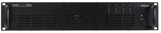 AUDIOPHONY PA - AMP4120MKII - 4-channel Public Address amplifier 4x120W at 100V