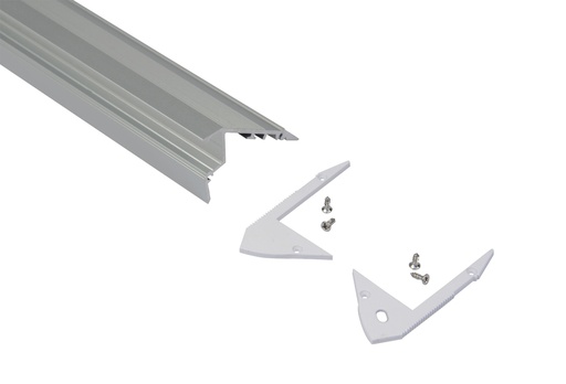 CONTEST - TAPEprofil-F - Aluminium proﬁle stair nosing - length 2m

