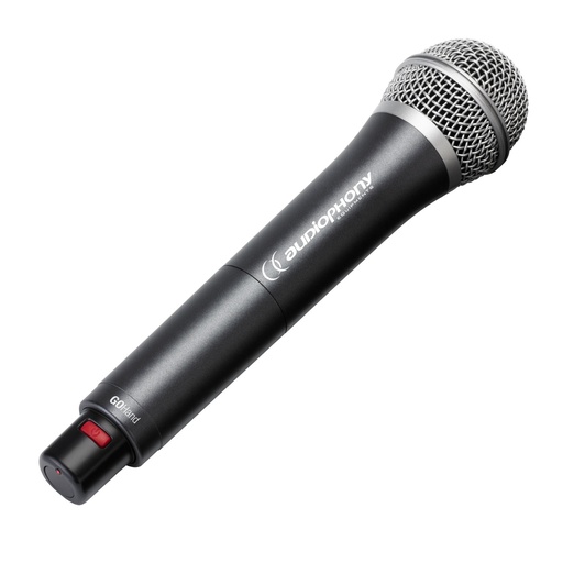 AUDIOPHONY - GO-Hand-F5 - UHF handheld microphone 16 frequencies with condenser cell - 500MHz range