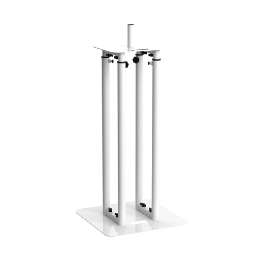 CONTESTAGE - TOTelW - White telescopic totem from 1m to 1.8m + Spandex + Covers
