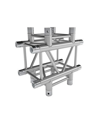 CONTESTAGE - QUATRO-A04 - Quatro aluminium corner 290 - heavy duty - 4 directions 90° - Connection kits included