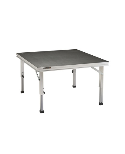 CONTESTAGE - PLTEL-1x1 - Platform 1x1m with 4 folding and telescopic legs 40-60cm - 300 kg/m²