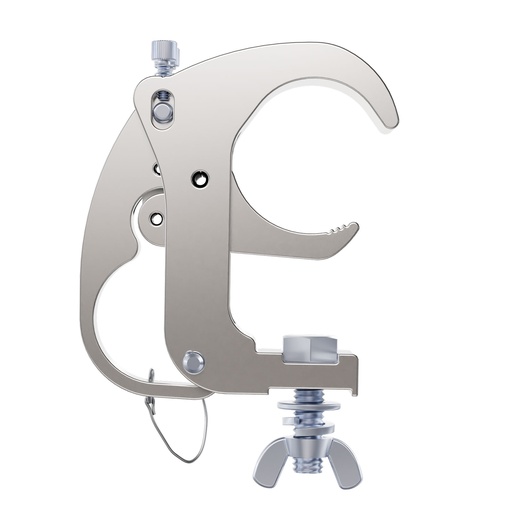 CONTESTAGE - ULTRA CLAMP silver - Mounting clamp for tubes between 48 and 51mm - MWL 150kg - Silver