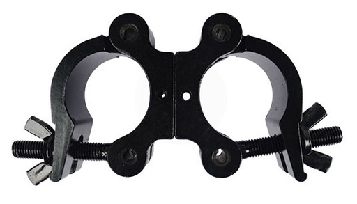 CONTESTAGE - SWIVEL CLAMP 502-V2 B - Double mounting clamp for 38~51mm tube MWL 500kg - Black