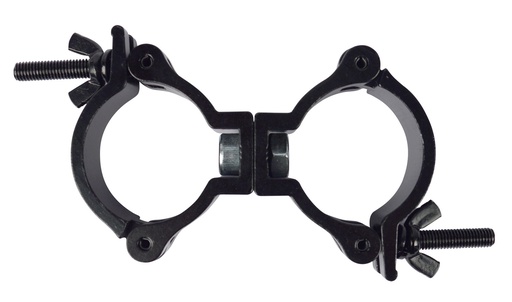 CONTESTAGE - SWIVEL CLAMP 102 B - Double mounting clamp for 46~51mm tube MWL 75kg - Black