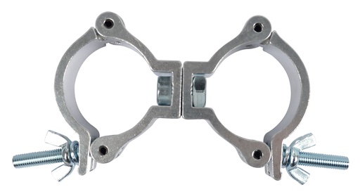 CONTESTAGE - SWIVEL CLAMP 102 S - Double mounting clamp for 46~51mm tube MWL 75kg - Silver