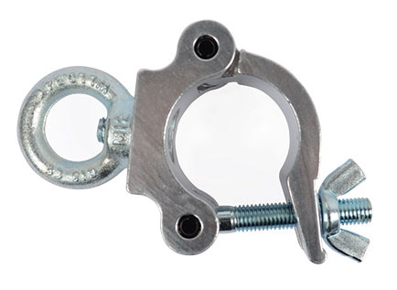 CONTESTAGE - ALU CLAMP 301-Eye S - Alu clamp for 38~51mm tube - max. load 300kg - with ring - Silver