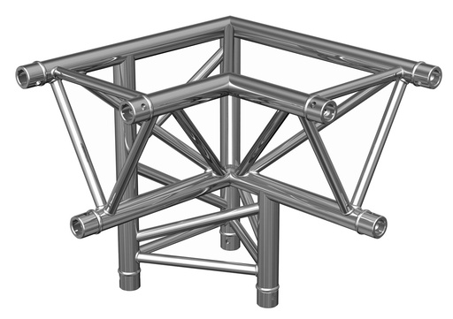 CONTESTAGE - AG29-033 - Trio angle - 290mm - 90° - 3 directions - Low right-hand vertex - Connection kits included