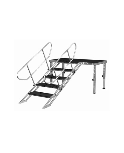 CONTESTAGE - PLT-st80140 - Adjustable stair from 0.8m to 1.4m – 5 steps