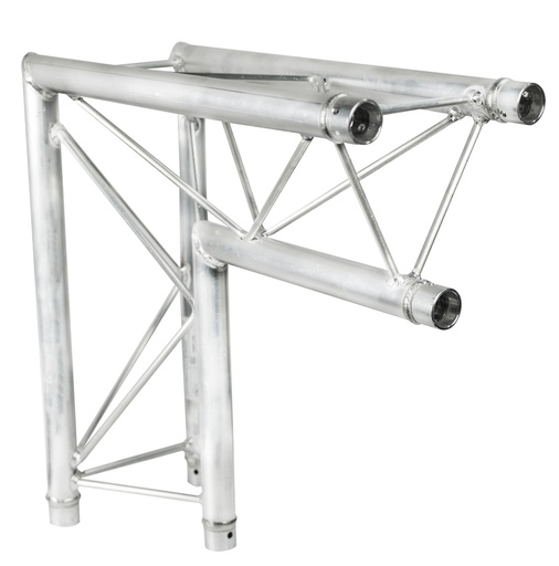 CONTESTAGE - DECO22T-AG05 - 220mm triangular angle - 2 directions - 90° - 50cm - vertical - Connection kit included