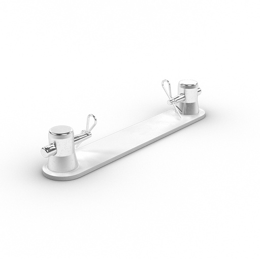 CONTESTAGE - EMDUO-B1 - Baseplate for DUO 290 trusses - With connectors