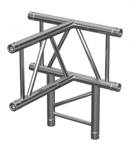 CONTESTAGE - AGDUO29-09 - TRUSS DUO290 Corner joint - 4 directions - 90° - flat - Connection kits included