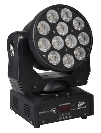 JB SYSTEMS - CLUBWASH 2 - A remarkably small and super lightweight 6in1 moving wash for DJ’s, pubs and small discotheques