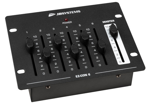 JB SYSTEMS - EZ-CON 6 - Small, very easy to use 6-channel DMX controller with build in power supply
