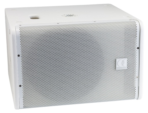 AUDIOPHONY - iLINEsub12Aw - Amplified 12" subwoofer 700W + 700W with integrated DSP - White