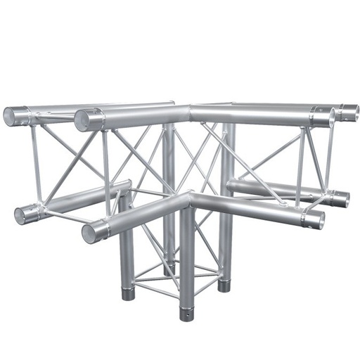CONTESTAGE - DECO22Q-AG02 - Quatro angle 220mm - 3 directions - 90° - 50cm - <strong>Sets of couplers included</strong>