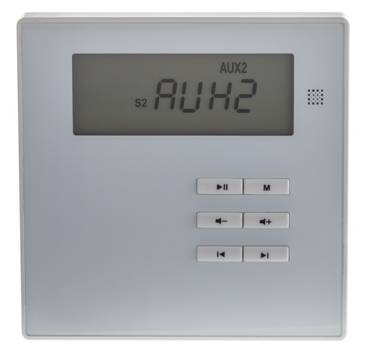 AUDIOPHONY PA - WALLAMPmedia - Wall amplifier 2x10W FM, SD, USB, BLUETOOTH, AUX with line output