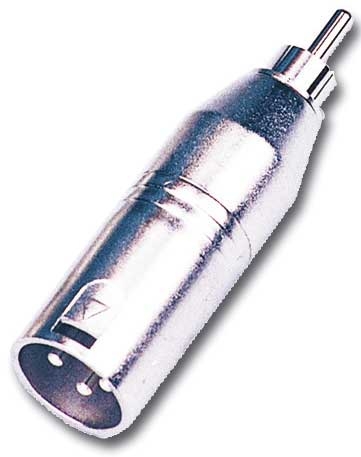 HILEC - ADA/XMRM - Male XLR / Male RCA adapter