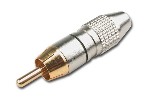 HILEC - RCA910/NO - Male RCA connector for pro cable - Black