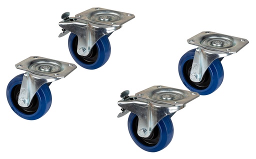 JV CASE - WHEELSET FOR WHEEL BOARD - Wheel set for WHEEL BOARD 60x60CM and 80x60CM